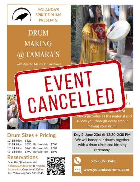 Drum Making Workshop: June 22nd & 23rd in Sebastopol, CA - CANCELLED